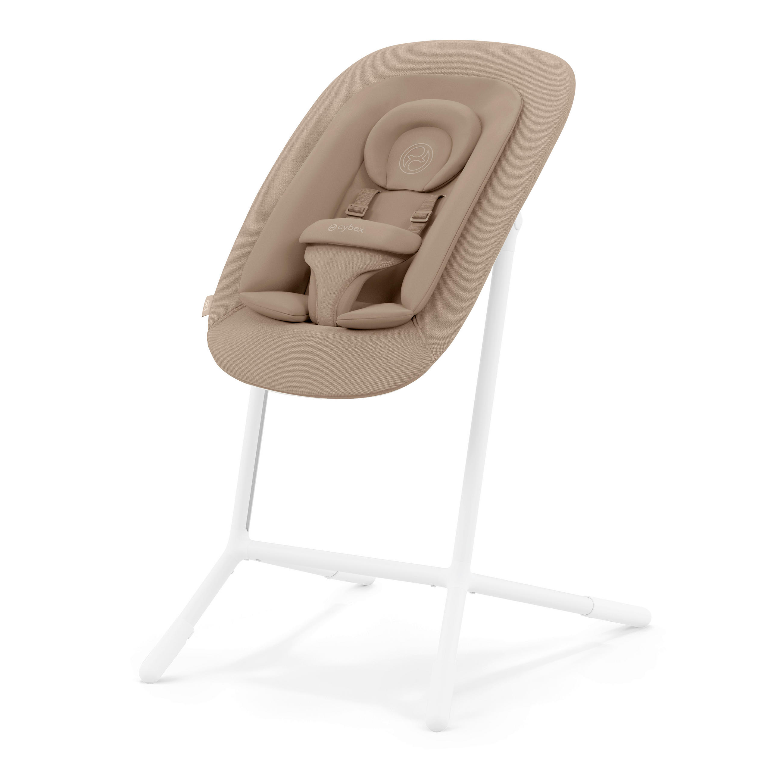 SCHAUKELWIPPE Bouncer Weiß   - Beige/Weiß, Basics, Textil/Metall (61/44/46-55cm) - cybex GOLD