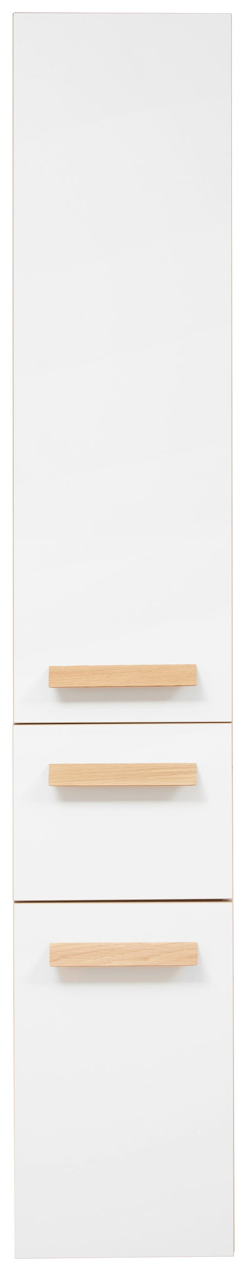 HOCHSCHRANK 30/168/33 cm  - Eichefarben/Weiß, KONVENTIONELL, Glas/Holz (30/168/33cm) - Dieter Knoll