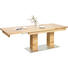 ESSTISCH in Holz, Metall 180/90/75 cm - Edelstahlfarben/Eichefarben, Natur, Holz/Metall (180/90/75cm) - Linea Natura ESSTISCH in Holz, Metall 180/90/75 cm - Edelstahlfarben/Eichefarben, Natur, Holz/Metall (180/90/75cm) - Linea Natura