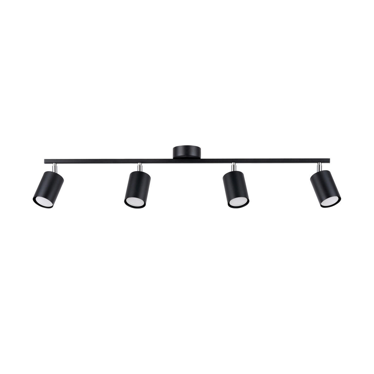 DECKENSTRAHLER LEMMI 100/24/20 cm  - Schwarz, Design, Metall (100/24/20cm)