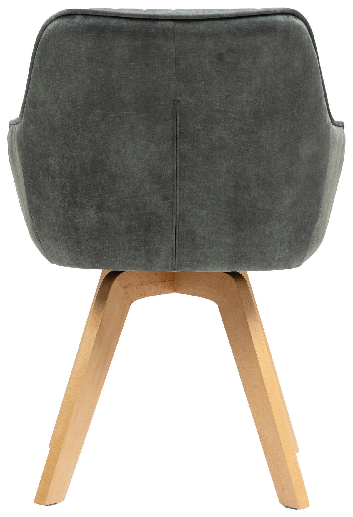 ARMLEHNSTUHL  in  - Dunkelgrün/Buchefarben, KONVENTIONELL, Holz/Textil (63/83/63cm) - MID.YOU