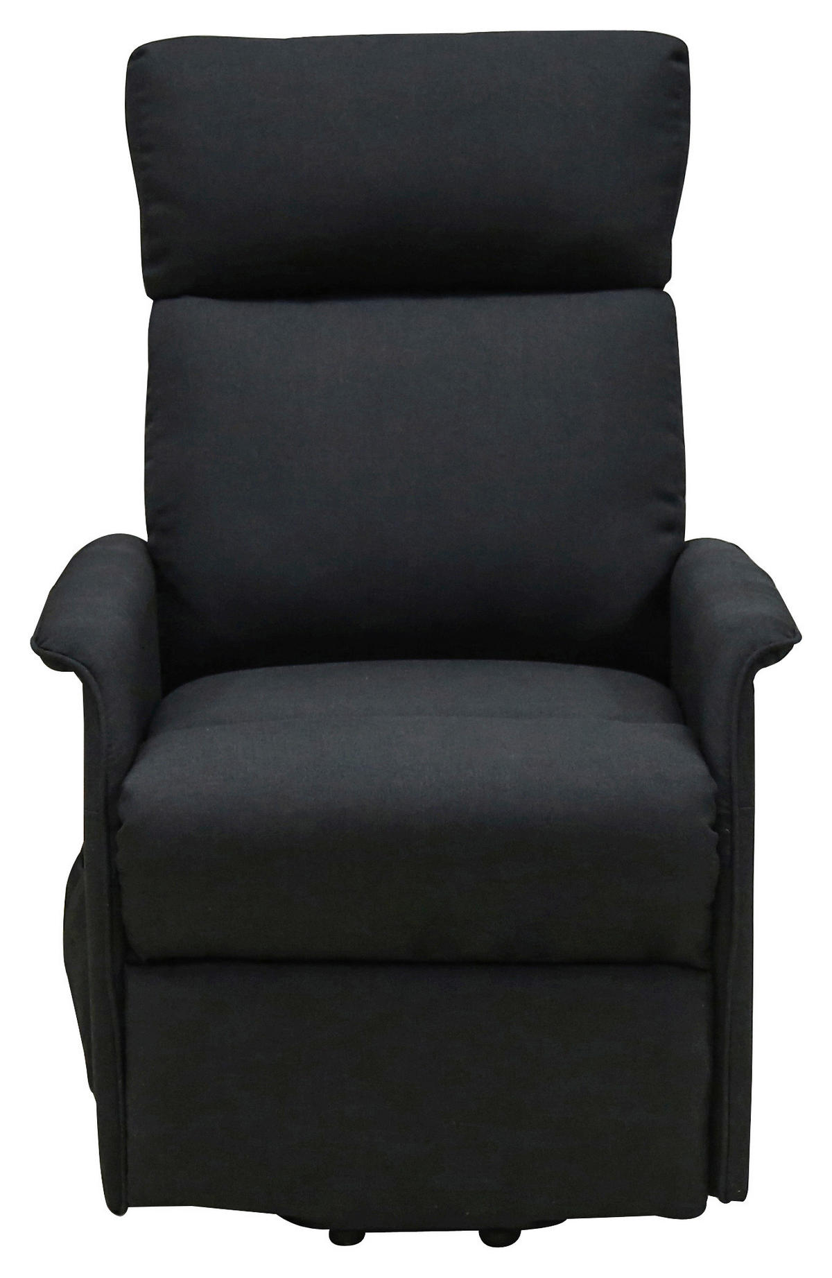 TV FOTELJA metal, tekstil  crna   - siva/crna, Konvencionalno, metal/tekstil (66/80-97/90-159,5cm) - Ti'me