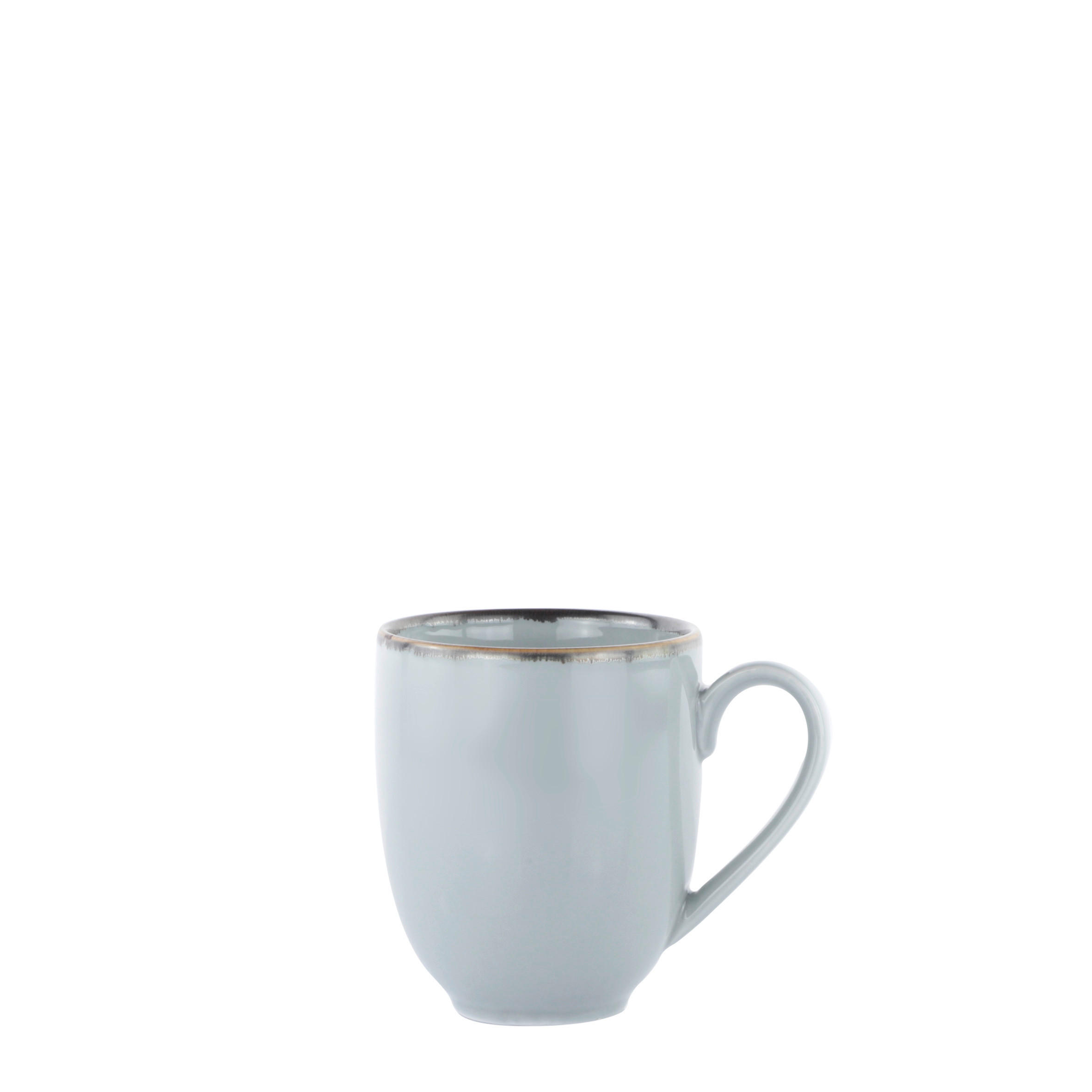 KAFFEMUGG AQUA BLUE GRIGIO 440 ml  - blågrå, Trend, keramik (8,9/10,6cm) - Novel