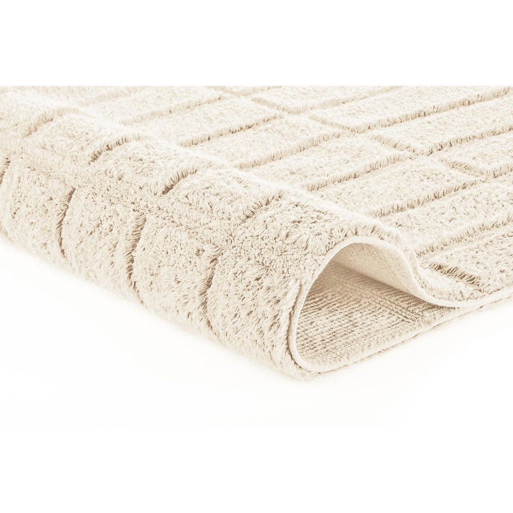 FÜRDŐSZOBASZŐNYEG  60/60 cm  natúr   - natúr, Basics, textil (60/60cm) - Kleine Wolke