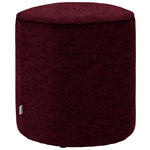 HOCKER in Textil Bordeaux  - Bordeaux, Design, Textil (44/46/44cm) - Belluti
