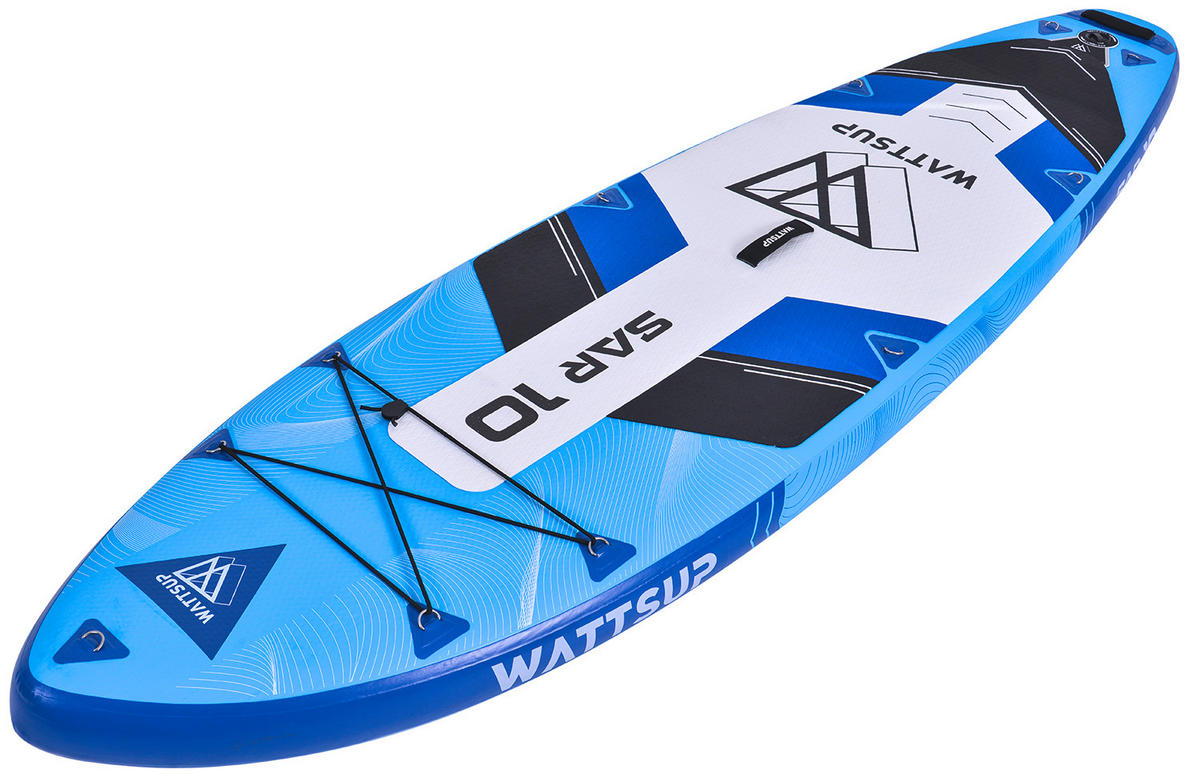 STAND-UP PADDLE BOARD WATTSUP SAR 10  - Blau/Schwarz, Basics, Kunststoff (305/15/81cm)