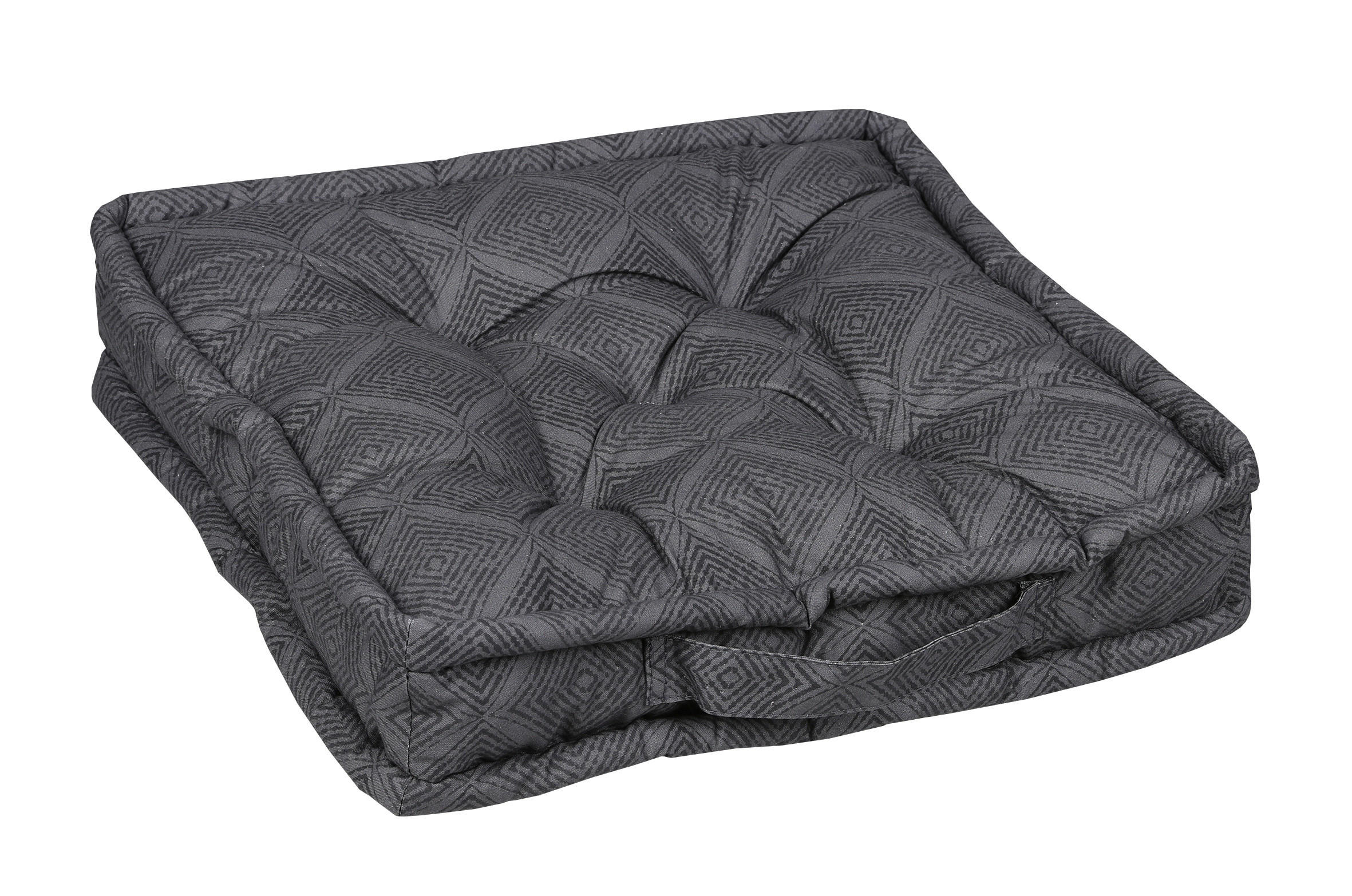 Pernă Pentru Șezut    - antracit, Konventionell, textil (40/8/40cm)