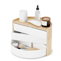 KUTIJICA ZA NAKIT   18/15/25 cm    - bijela/prirodne boje, Basics, drvo/plastika (18/15/25cm) - Umbra