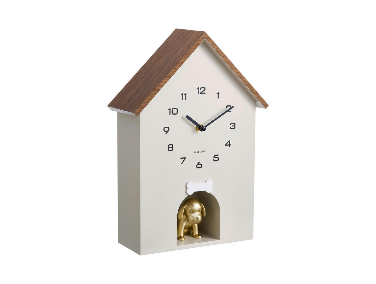 WANDUHR Modern Doggy Greige 26.5/36.5/11.5 cm  - Greige, Basics, Kunststoff (26.5/36.5/11.5cm) - Karlsson