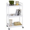 SERVIERWAGEN in Weiss  - Weiss, Basics, Kunststoff/Metall (45/30/80cm) - Boxxx
