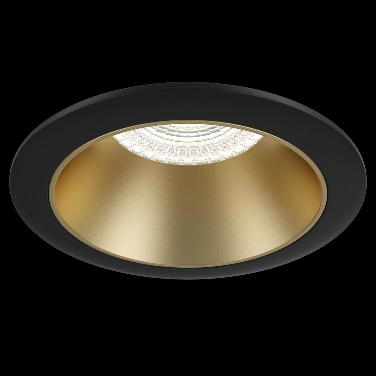 DECKENLEUCHTE    8.5/8,5/3,7 cm  - Goldfarben/Schwarz, Trend, Metall (8.5/8,5/3,7cm) - MAYTONI