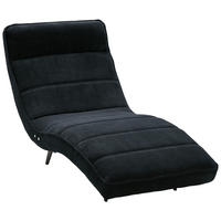 LIEGE inkl. motor. Verstellung Webstoff Schwarz  - Schwarz, Design, Textil/Metall (75/158-178/58-86cm) - Welnova