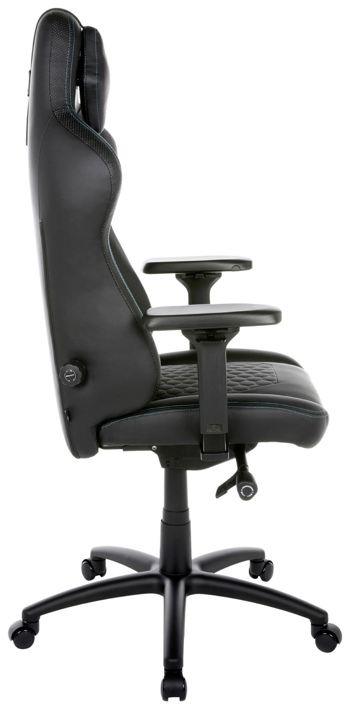 ORBICAL Onyx Coal Schwarz, Türkis, Petrol Metall, Textil   - Türkis/Petrol, LIFESTYLE, Textil/Metall (79/142/77cm) - HIVAR