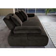 SCHLAFSOFA  in Chenille Anthrazit  - Anthrazit/Schwarz, KONVENTIONELL, Kunststoff/Textil (235-255/80/116-138cm) - Carryhome