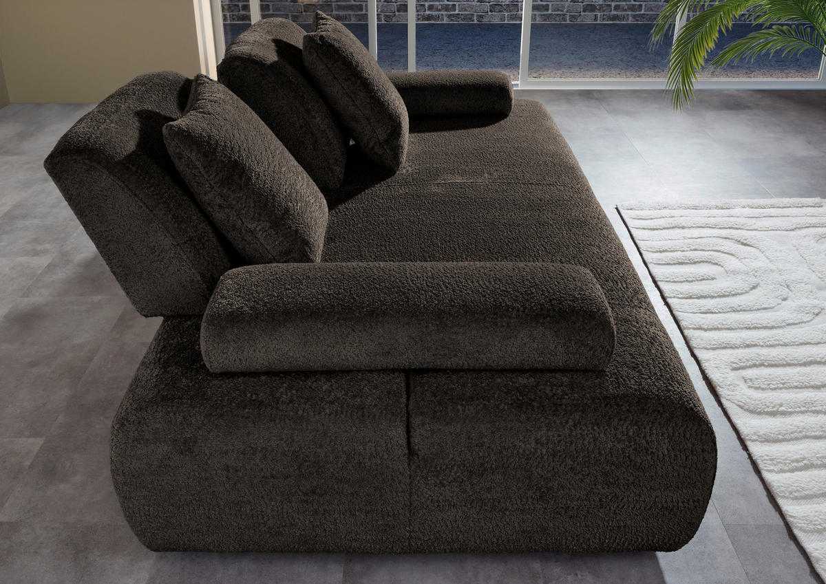 SCHLAFSOFA in Textil Anthrazit  - Anthrazit/Schwarz, Konventionell, Kunststoff/Textil (235-255/80/116-138cm) - Carryhome