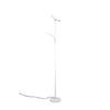 PODNA LED LAMPA - bela, Osnovno, metal/plastika (25/178cm)