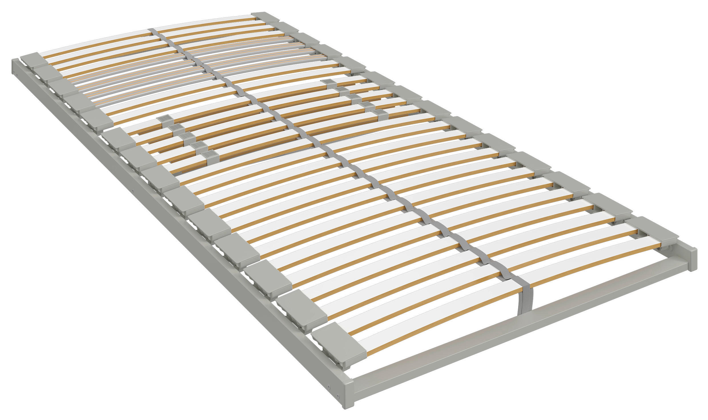 LATTENROST 120/200 cm Buche  - Birkefarben/Grauweiß, Basics, Holz (120/200cm) - Schlaraffia
