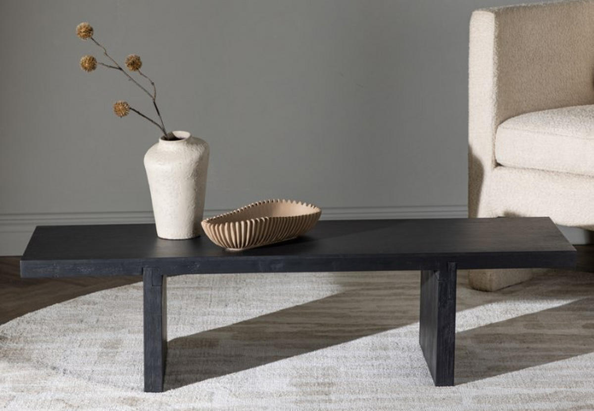 SOFFBORD i trä 120/38/30 cm  - svart, Design, trä (120/38/30cm) - Best Price