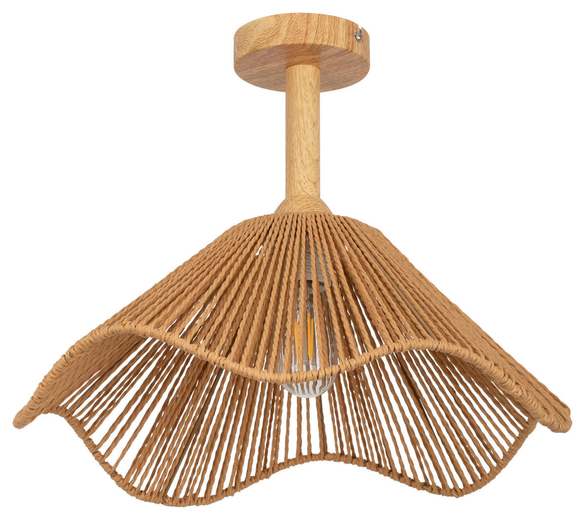 DECKENLEUCHTE  40/31 cm    - Hellbraun, Design, Papier/Metall (40/31cm) - Collet's Monde