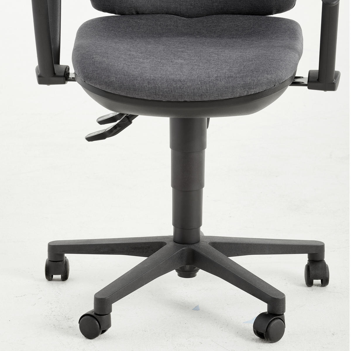 DREHSTUHL Flachgewebe Anthrazit, Schwarz  - Anthrazit/Schwarz, Design, Kunststoff/Textil (60/103-111/55cm) - Topstar