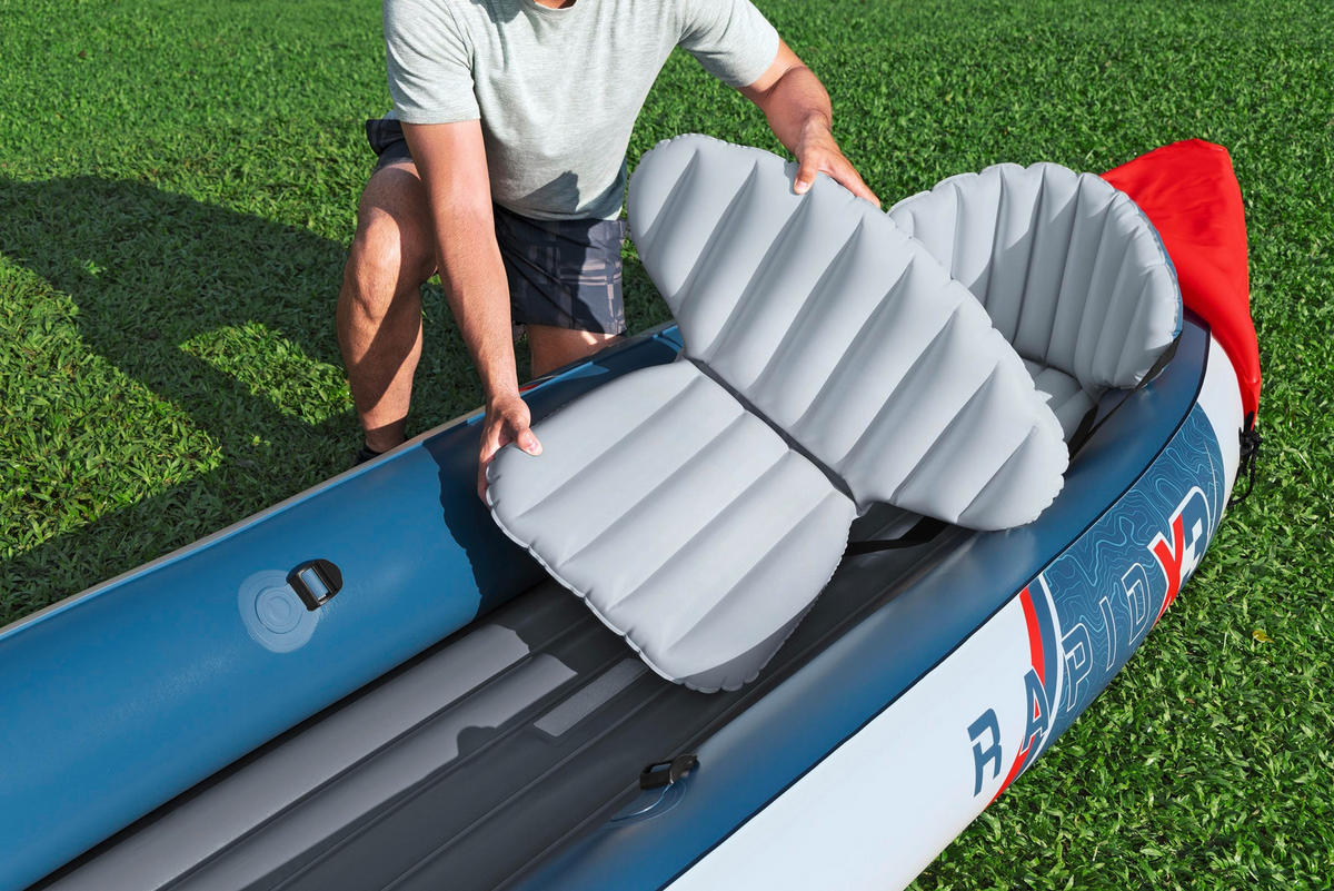 KAJAK 65052 VENTURA KAYAK  - Rot/Grau, KONVENTIONELL, Kunststoff/Metall (381/100cm) - Bestway