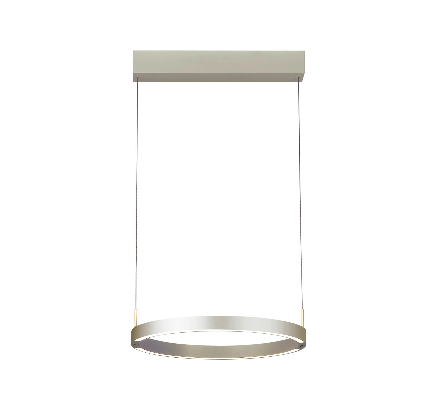 LED-HÄNGELEUCHTE 40/150 cm  - Taupe, Basics, Metall (40/150cm) - BOPP