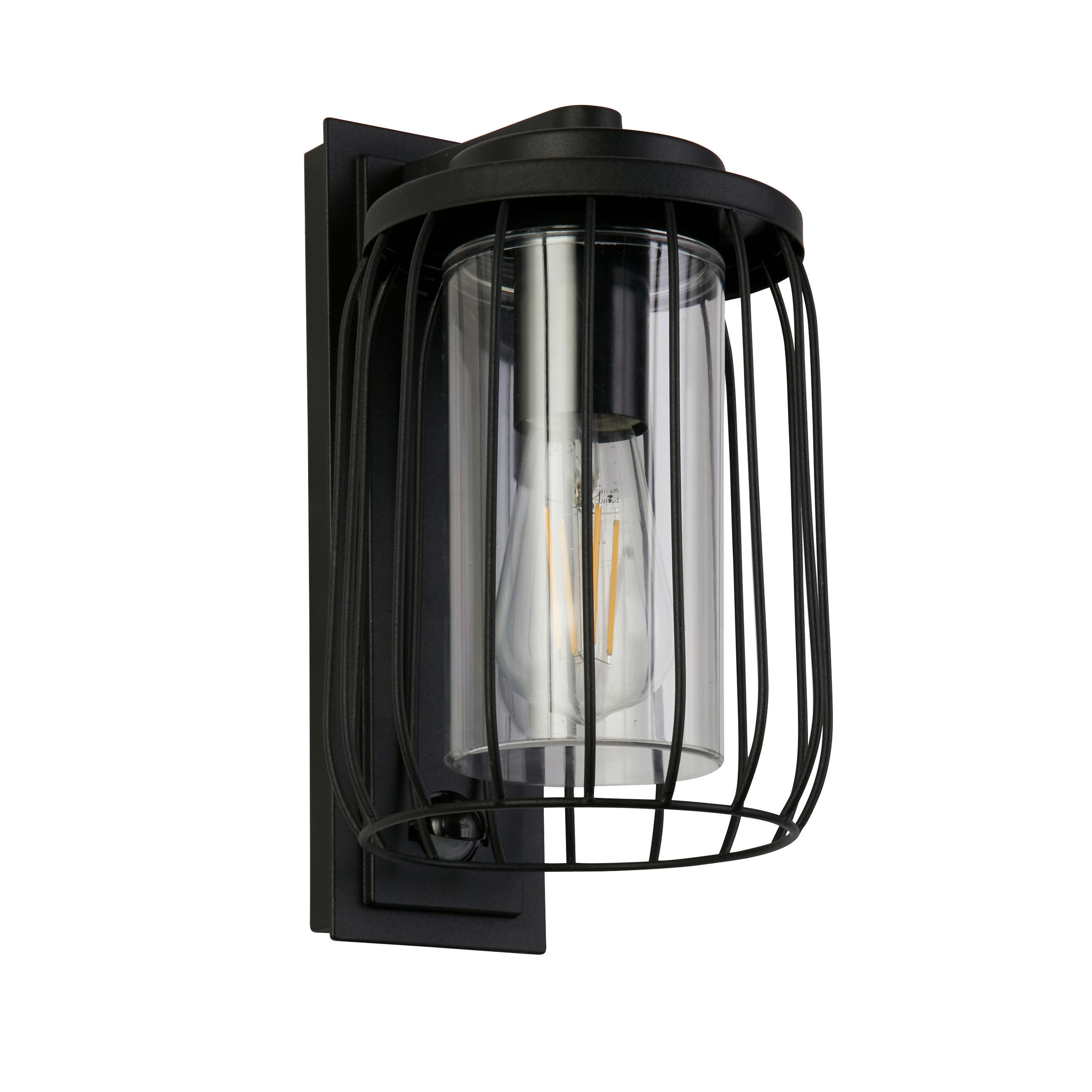 Aplică De Exterior  16/27,2 cm   - negru, Basics, plastic/metal (16/27,2cm)