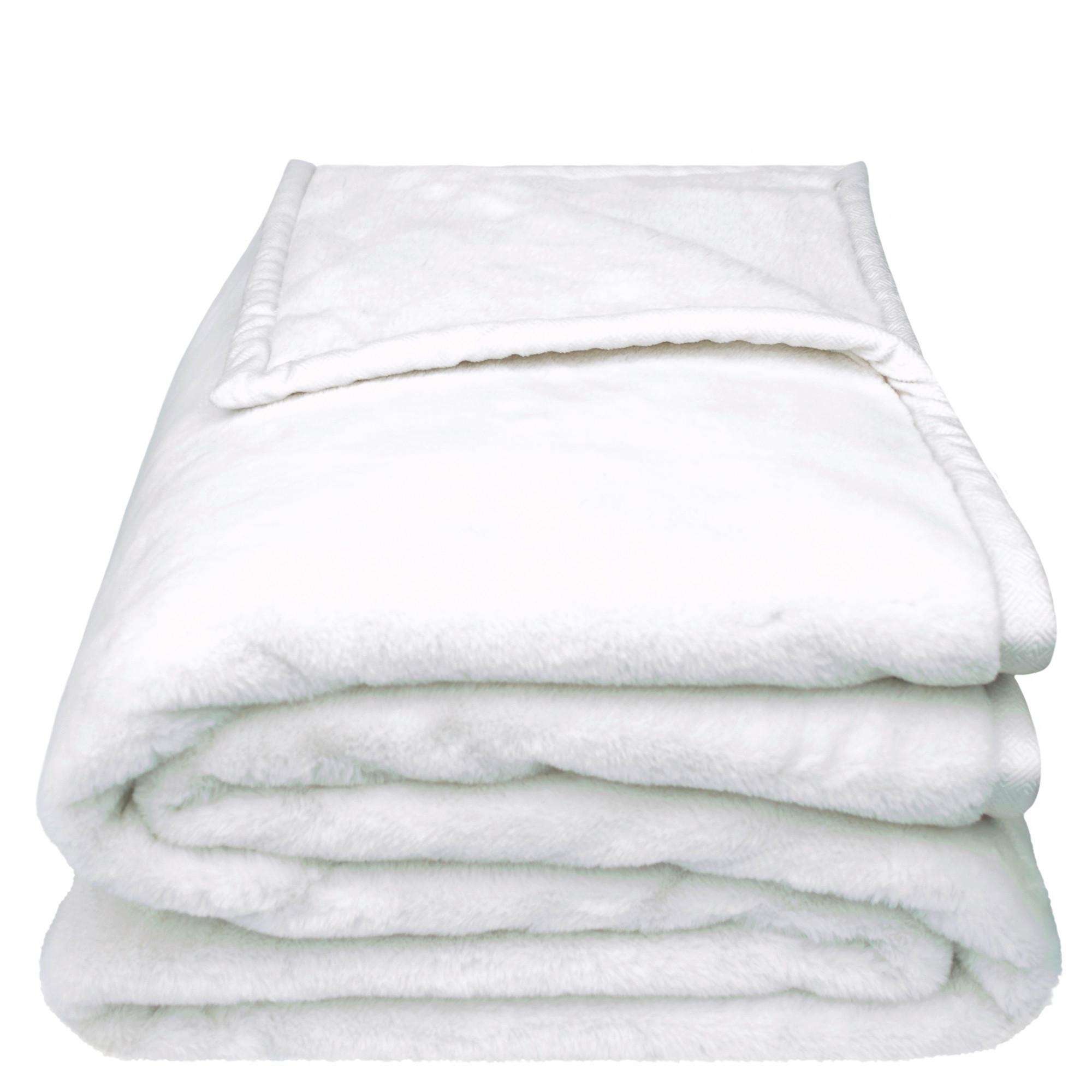 DECKE 140/190 cm  - Weiß, Basics, Textil (140/190cm) - Zoeppritz