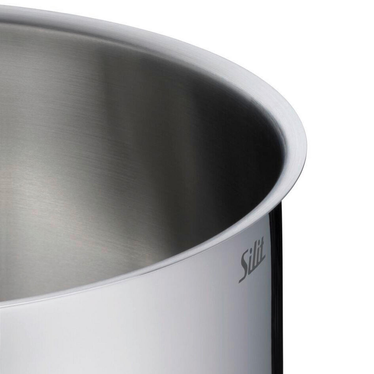 KOCHTOPFSET Extra Cook 6-teilig  - Edelstahlfarben, Basics, Metall (57/32,5/30,5cm) - Silit