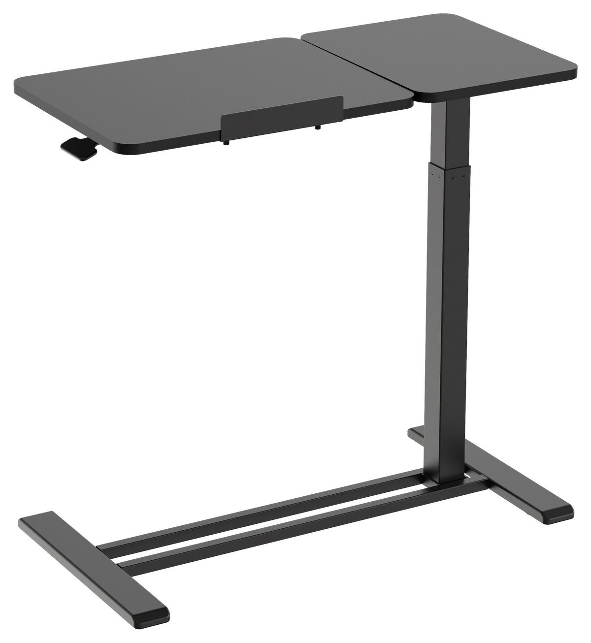 LAPTOPTISCH  Schwarz höhenverstellbar  - Schwarz, Modern, Holzwerkstoff/Kunststoff (78/65,5/105/38cm) - MID.YOU
