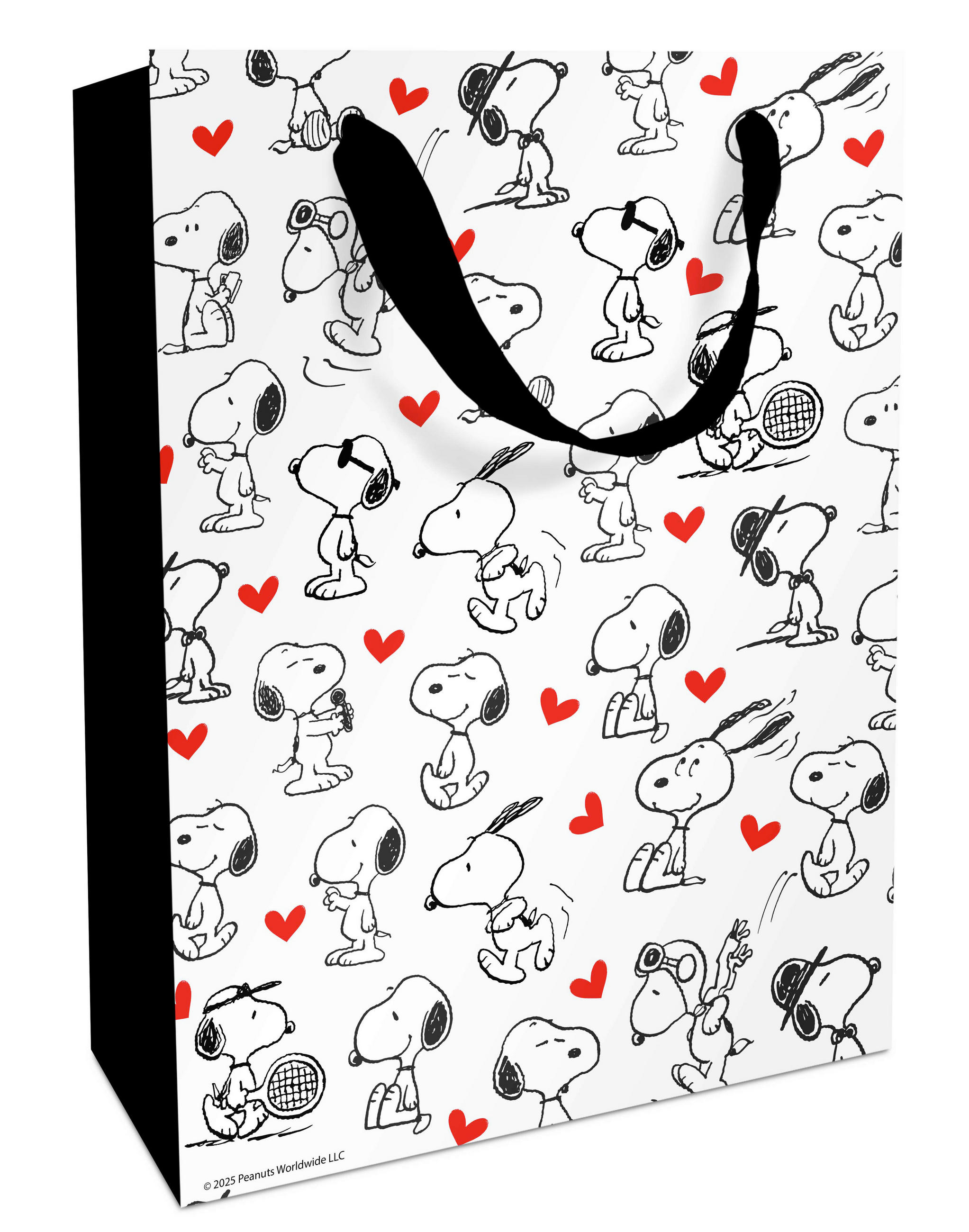 GESCHENKTASCHE  - Weiß, Trend, Papier (24/36/0,5cm)