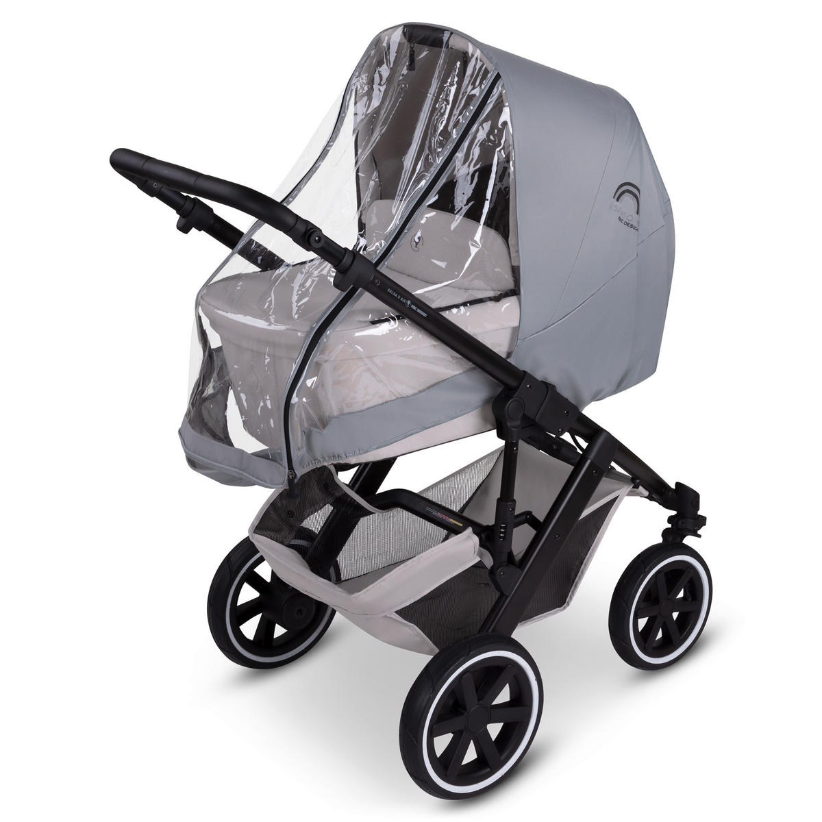 REGENVERDECK 4 Seasons  - Transparent/Grau, Basics, Kunststoff/Textil (25,5/18/7cm) - ABC Design