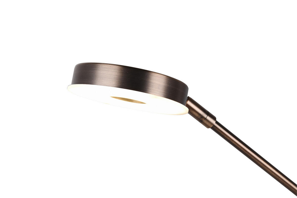 LED-STEHLEUCHTE - Messingfarben, Basics, Metall (181/30cm) - Trio Leuchten