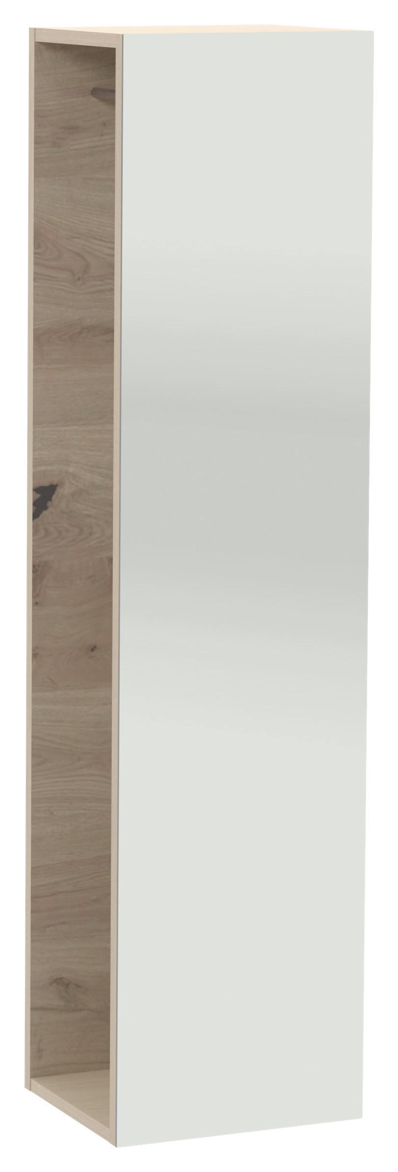 GARDEROBE  in 40/160/35,7 cm  - Eichefarben, Natur, Glas/Holz (40/160/35,7cm) - Voglauer