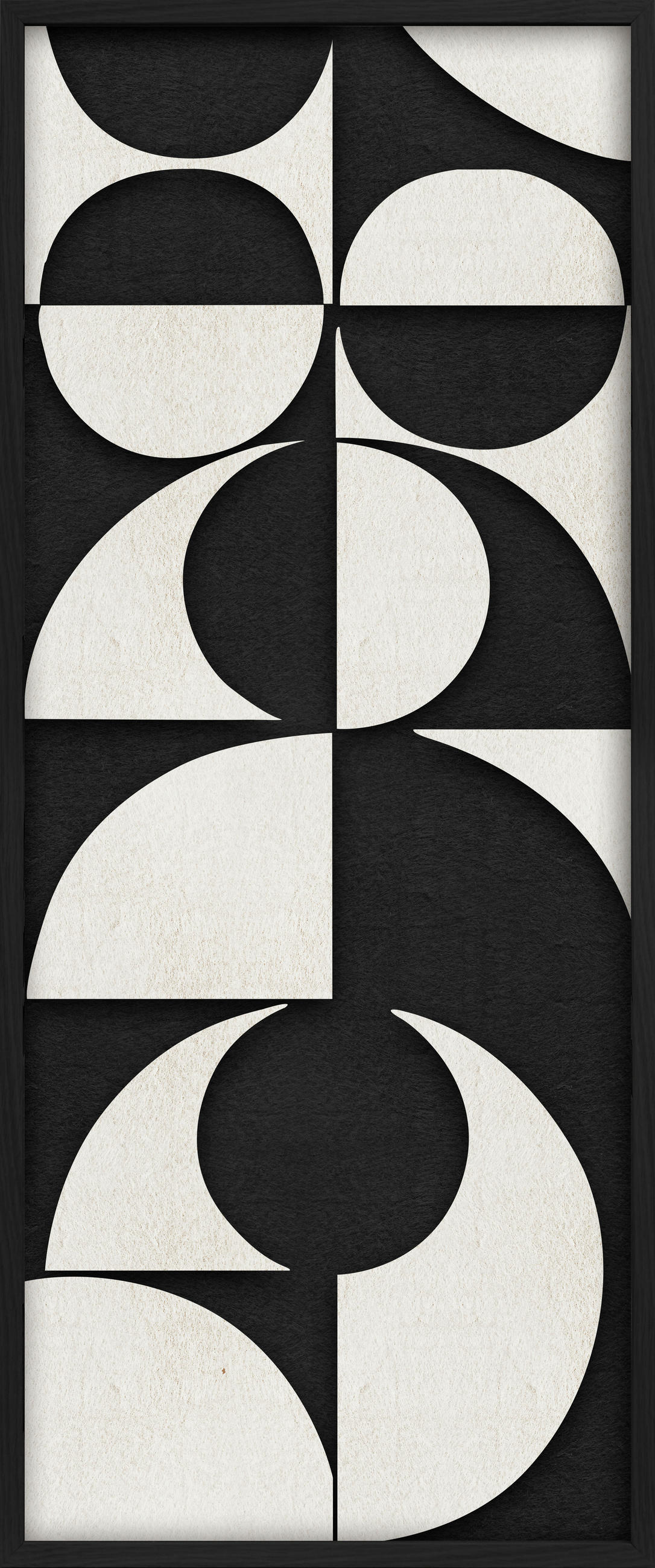RAHMEN - Schwarz, Basics, Holz (40/100/2,5cm)