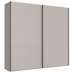 SCHWEBETÜRENSCHRANK  in Sahara  - Schwarz/Sahara, KONVENTIONELL, Holzwerkstoff/Metall (250/236/65cm) - Hom`in