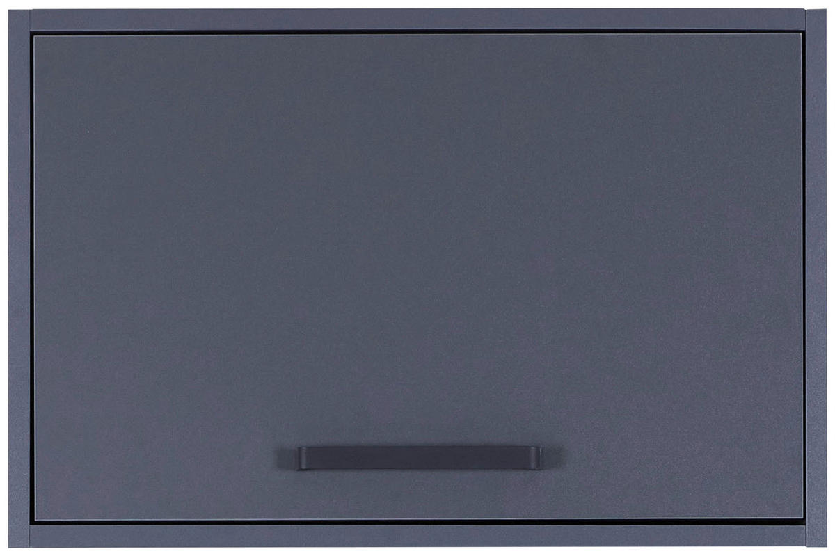 AUFSATZSCHRANK 67/44/68 cm  in  - Anthrazit/Schwarz, MODERN, Holzwerkstoff/Metall (67/44/68cm) - home24