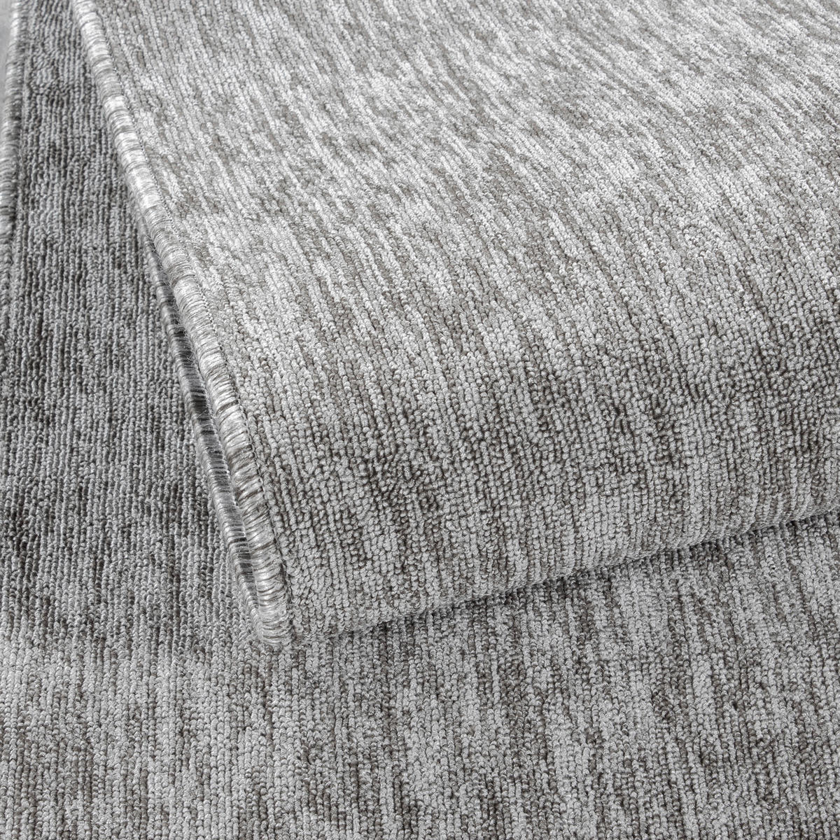 FLATVÄVD MATTA 160/230 cm Nizza 1800 Hellgrau  - ljusgrå, Klassisk, textil (160/230cm)