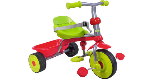 DREIRAD - Rot/Limette, Basics, Kunststoff/Metall (66/48/98cm) - My Baby Lou
