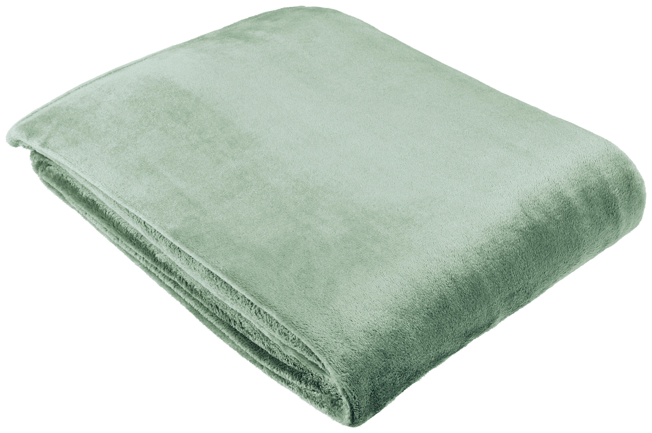 DECKE EMMA 140/190 cm  - Grün, Basics, Textil (140/190cm) - Novel