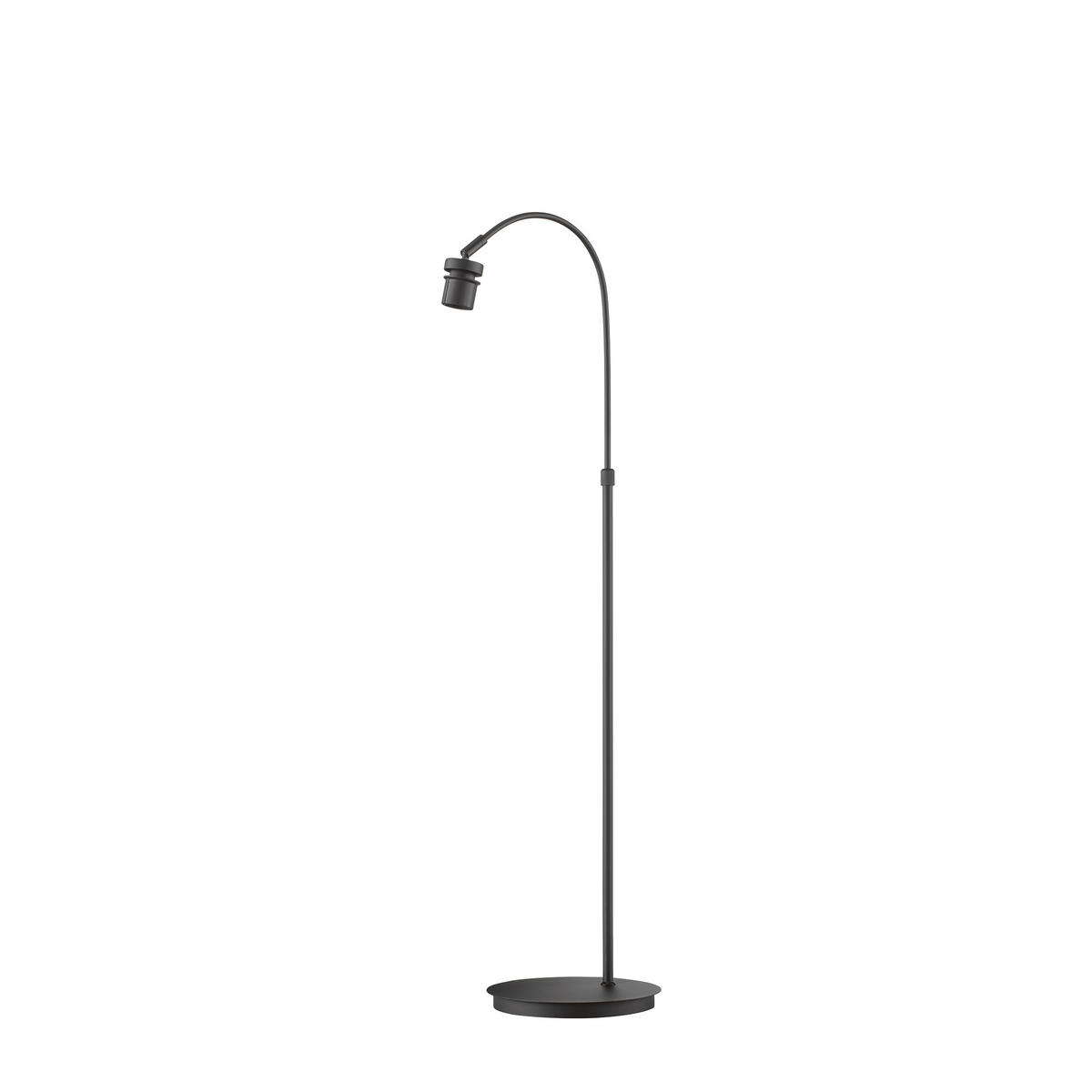 STEHLEUCHTE - Schwarz, Basics, Metall (26-33/105-140cm) - Fischer & Honsel