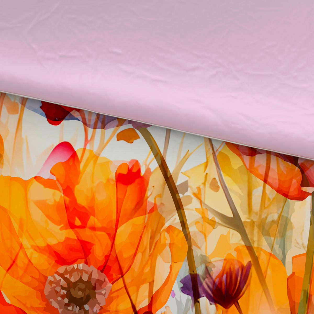 KÉTOLDALAS ÁGYNEMŰHUZAT 220/200 cm  - narancs, textil (220/200cm) - Esposa