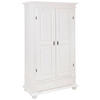 GARDEROBENSCHRANK  in 110/192/58 cm  - Schwarz/Weiß, LIFESTYLE, Holz/Metall (110/192/58cm) - Landscape