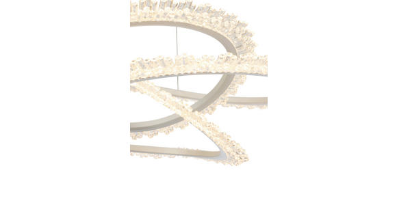 LED-HÄNGELEUCHTE 55/120 cm  - Weiß, Basics, Kunststoff/Metall (55/120cm) - Novel