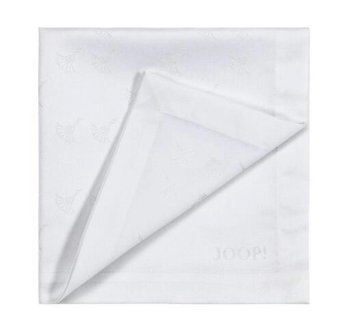 SERVIETA IZ BLAGA 50/50 cm bela  - bela, Basics, tekstil (50/50cm) - Joop!