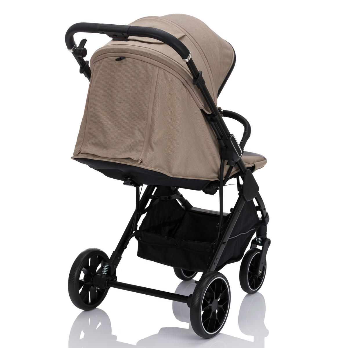 KIŠOBRAN KOLICA   - crna/taupe, Basics, tekstil/metal (73/55/107cm) - Fillikid