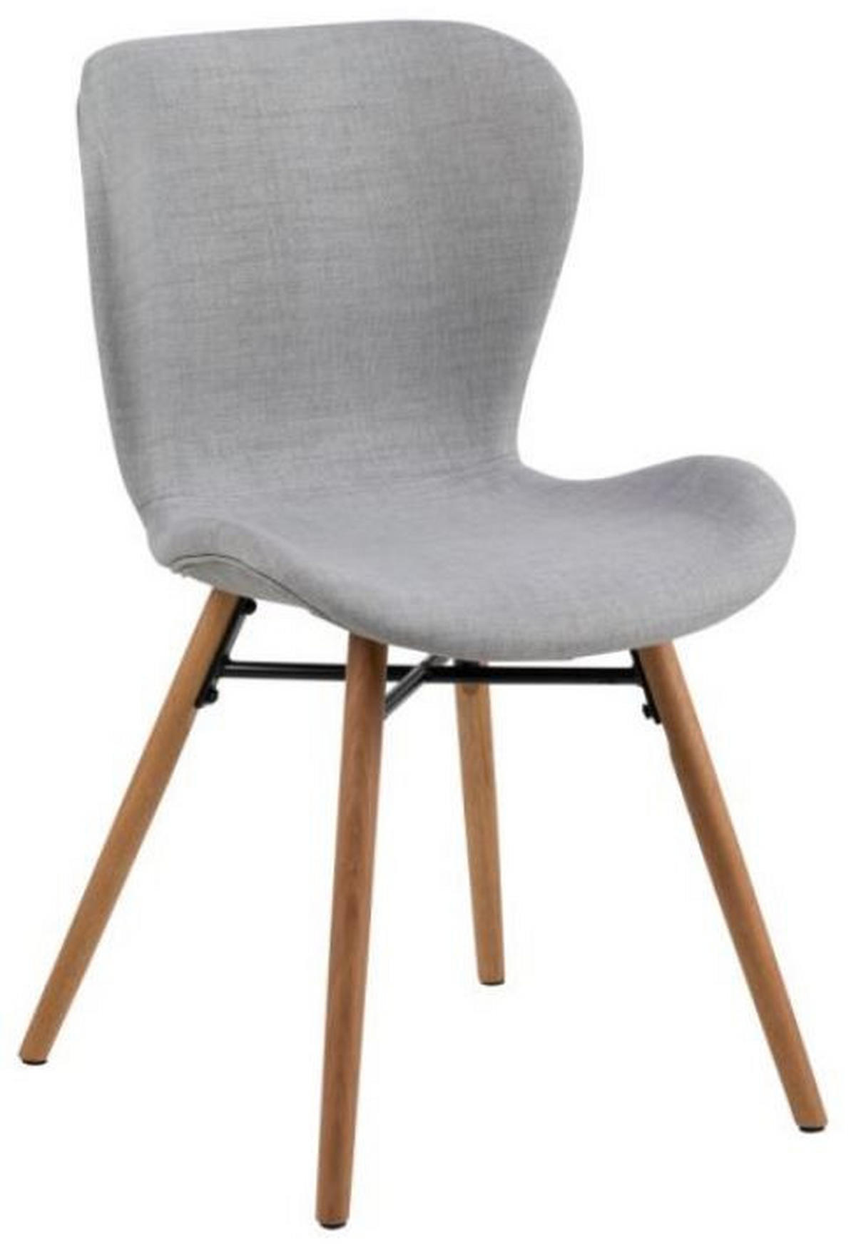 ŽIDLE, světle šedá - barvy dubu/světle šedá, Trend, kov/dřevo (47/82,5/56cm)