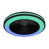 DECKENVENTILATOR - Schwarz/Weiß, Trend, Kunststoff/Metall (58/14,5cm) - Mican