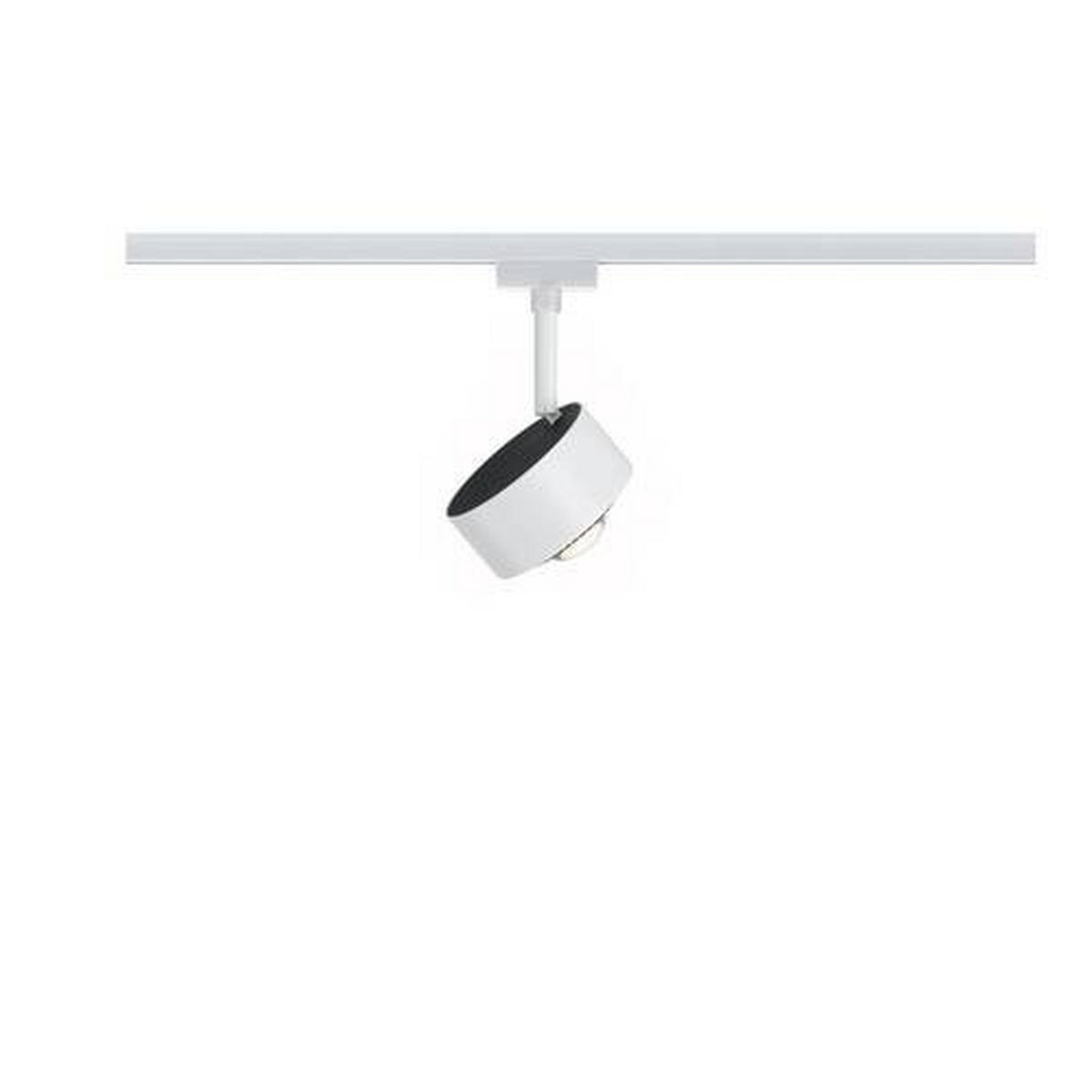SCHIENENSYSTEM-STRAHLER Aldan II   - Schwarz/Weiß, Basics, Metall (9,8cm) - Paulmann