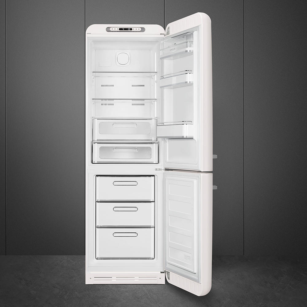 KÜHL-GEFRIER-KOMBINATION 60/196,8/72,8 cm FAB32RWH5  - Weiß, Basics, Metall (60/196,8/72,8cm) - SMEG
